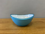 Blue Asymmetrical Bowl