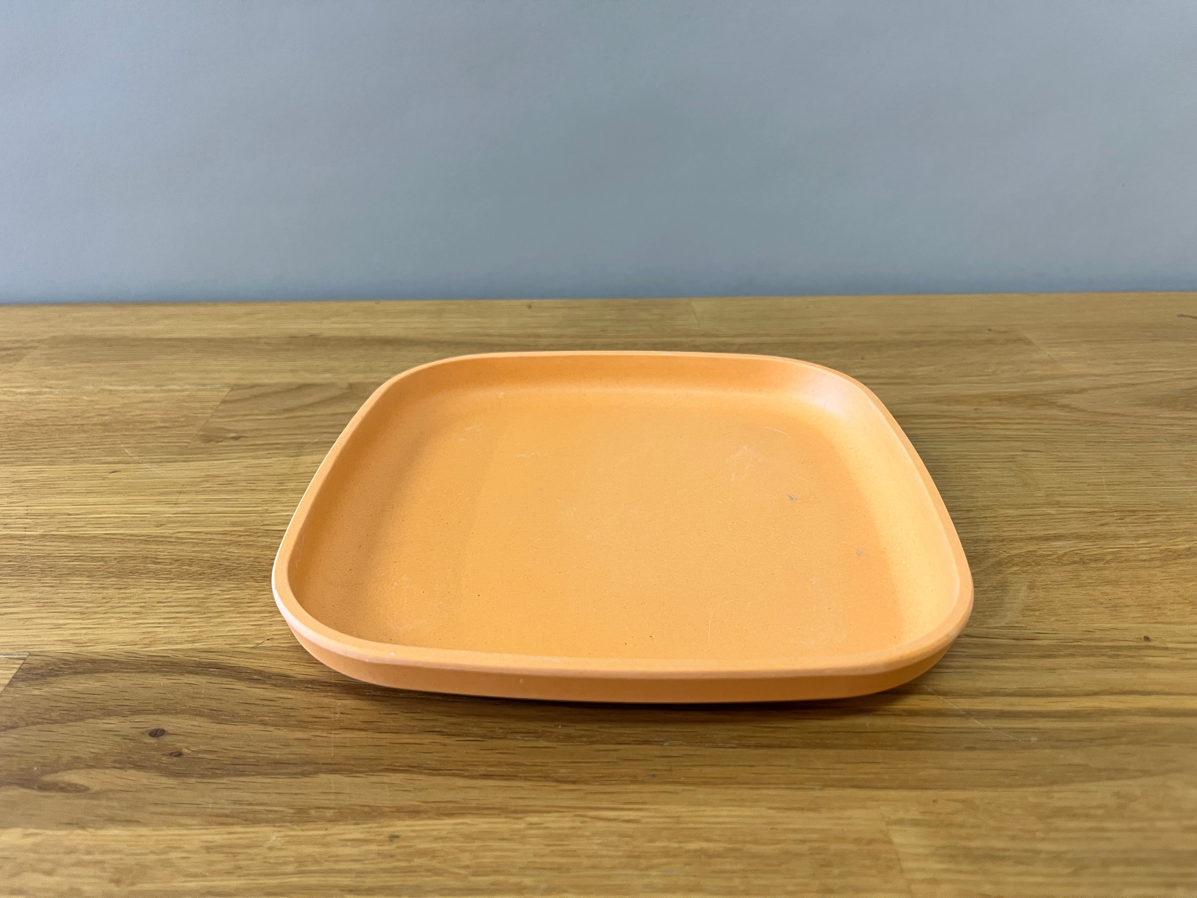 Orange Rounded Plate