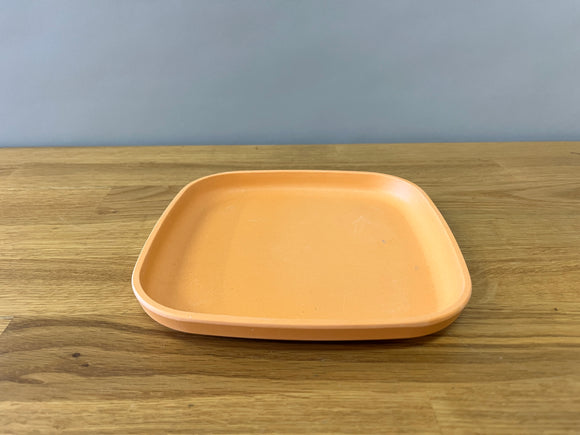 Orange Rounded Plate