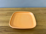Orange Rounded Plate