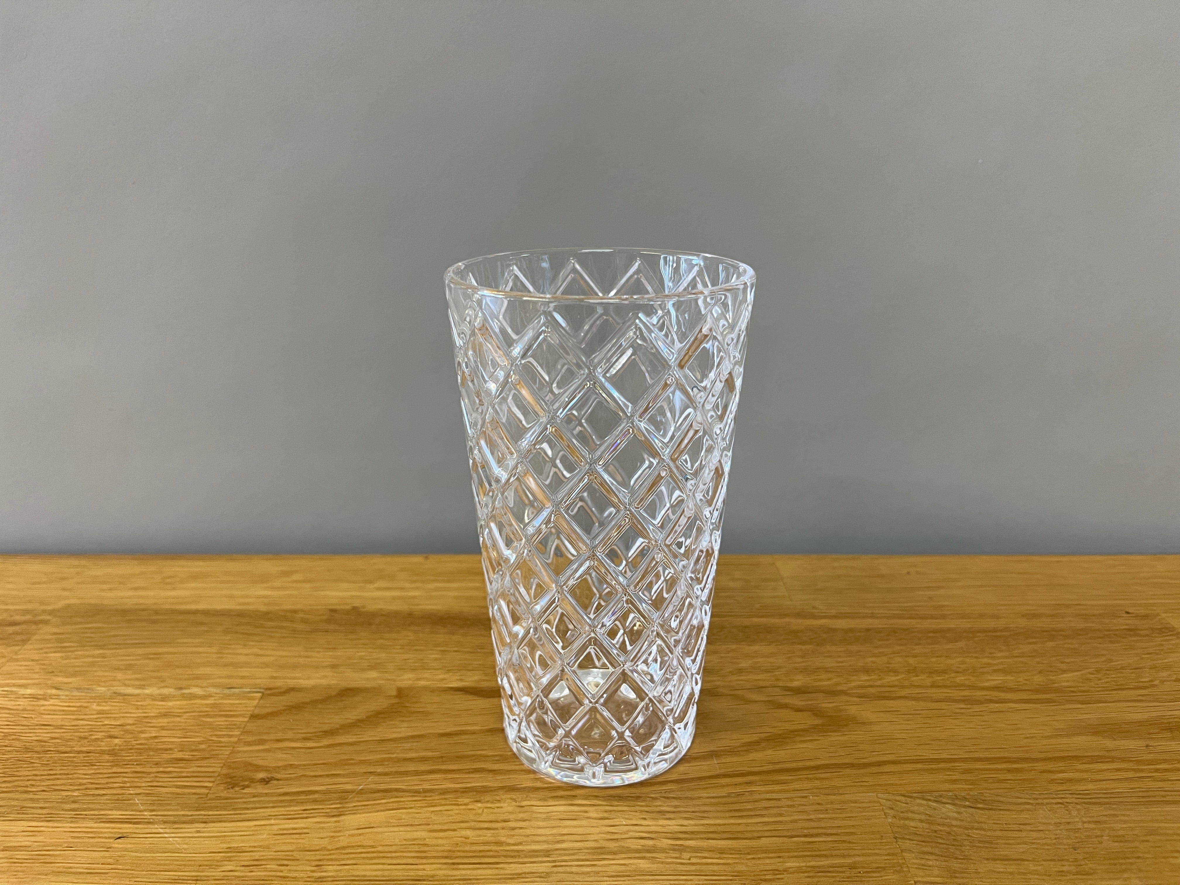 Plastic Diamond Drinking Glass