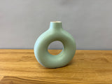 Light Green Circle Vase