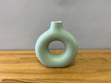 Light Green Circle Vase