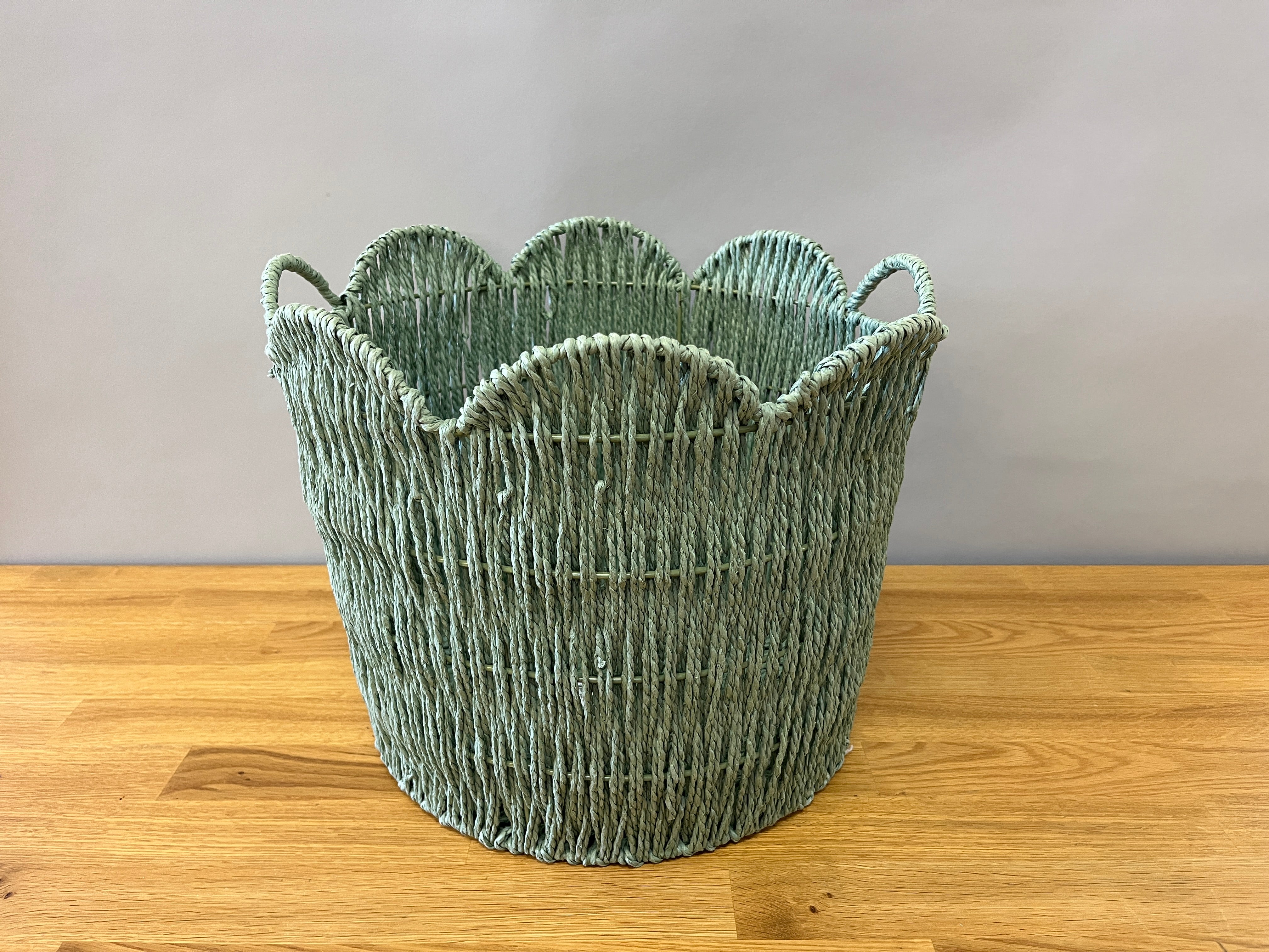 Green Woven Basket
