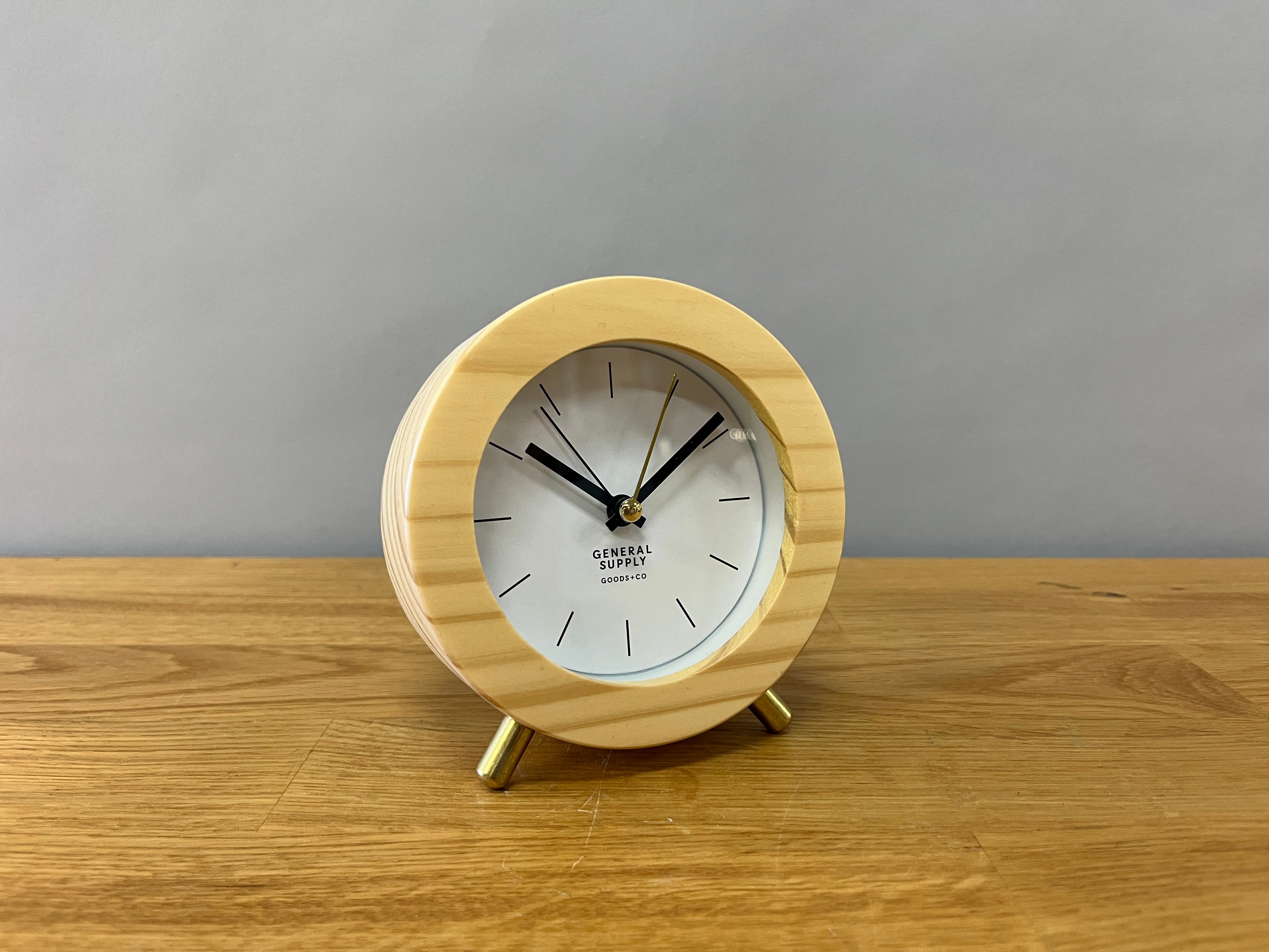 Light Wood Circular Clock