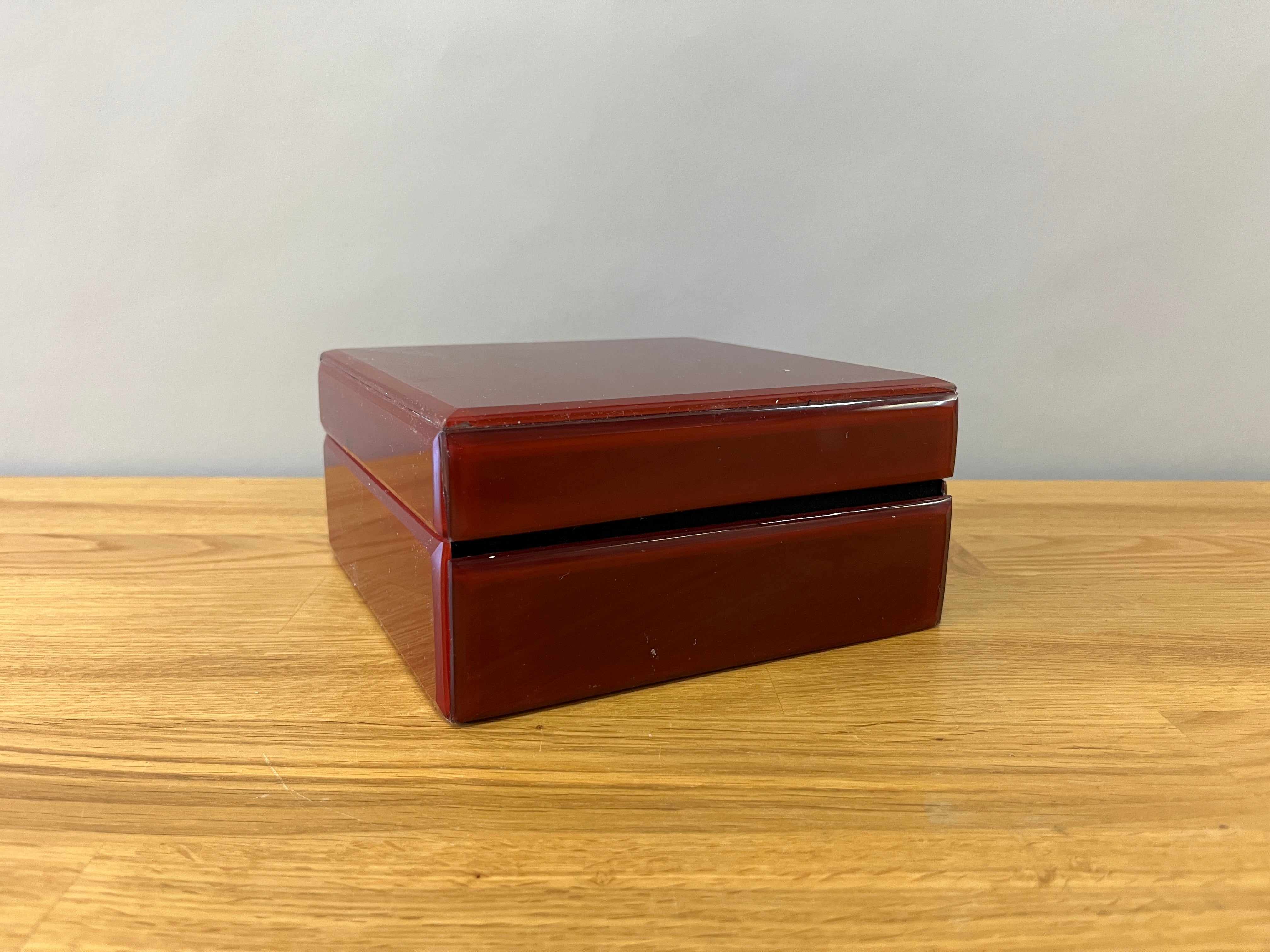 Dark Red Box