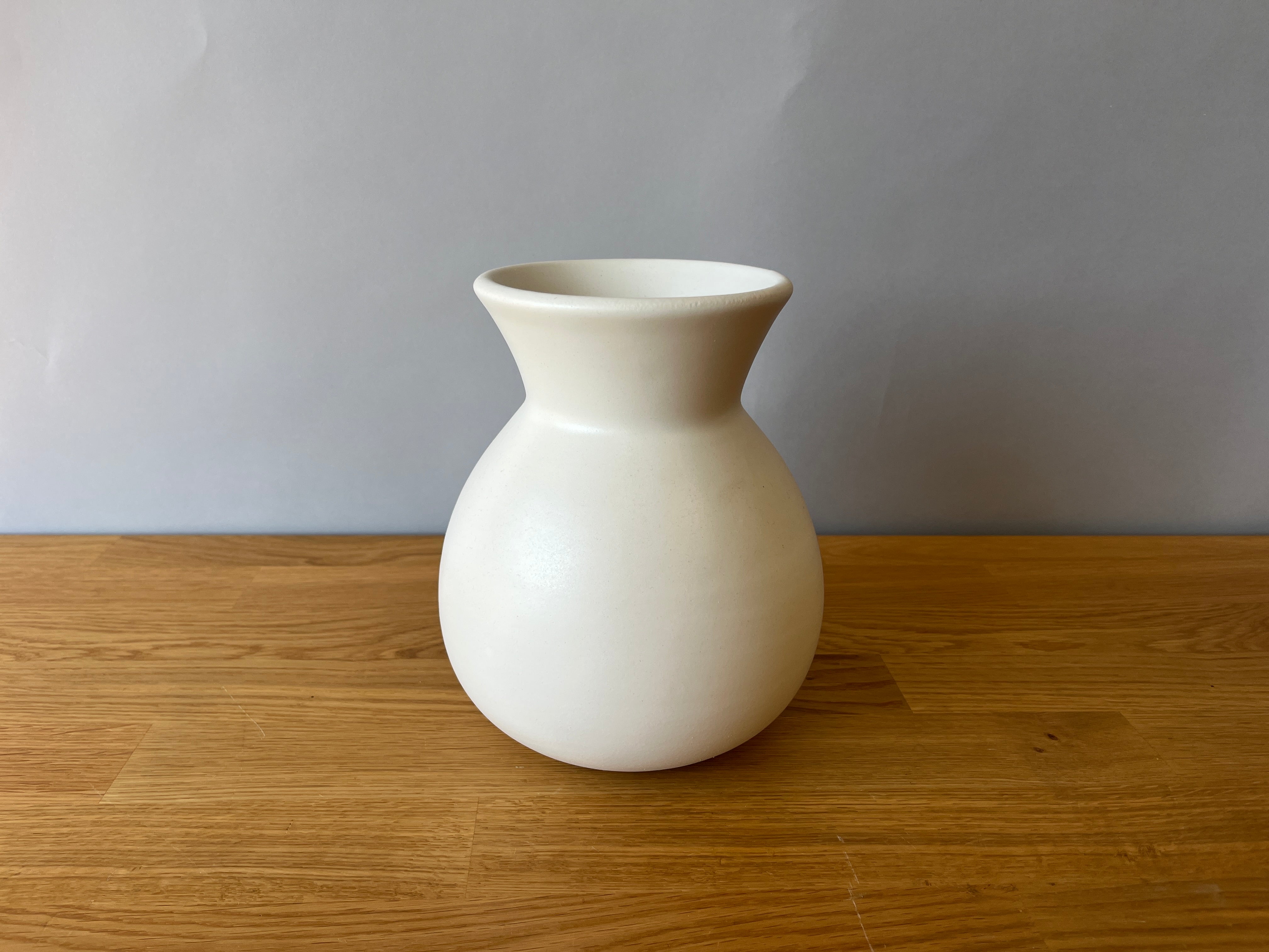 White Bulb Vase