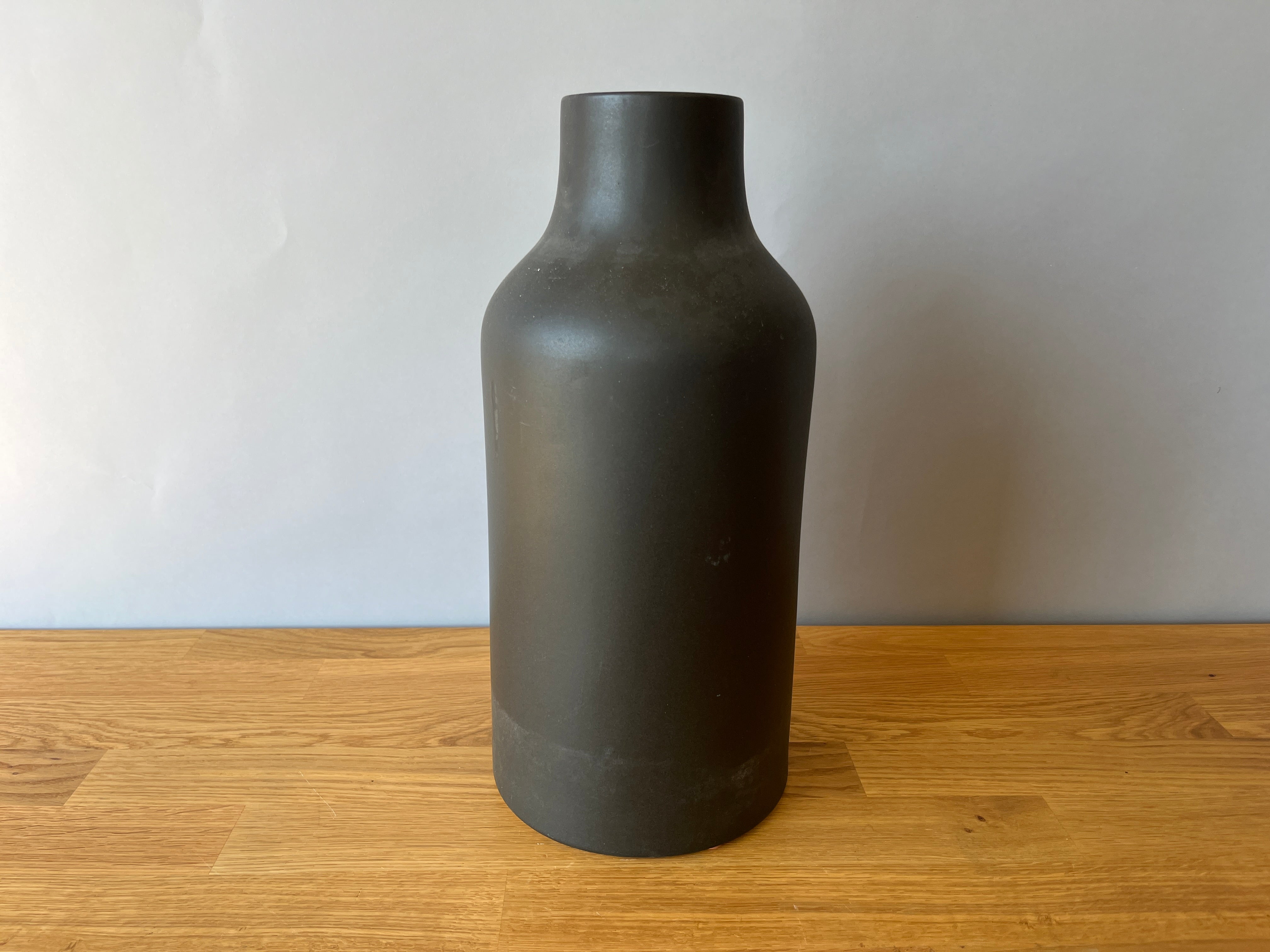 Large Black Vase