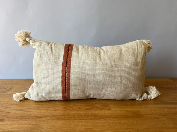 Beige Long Pillow