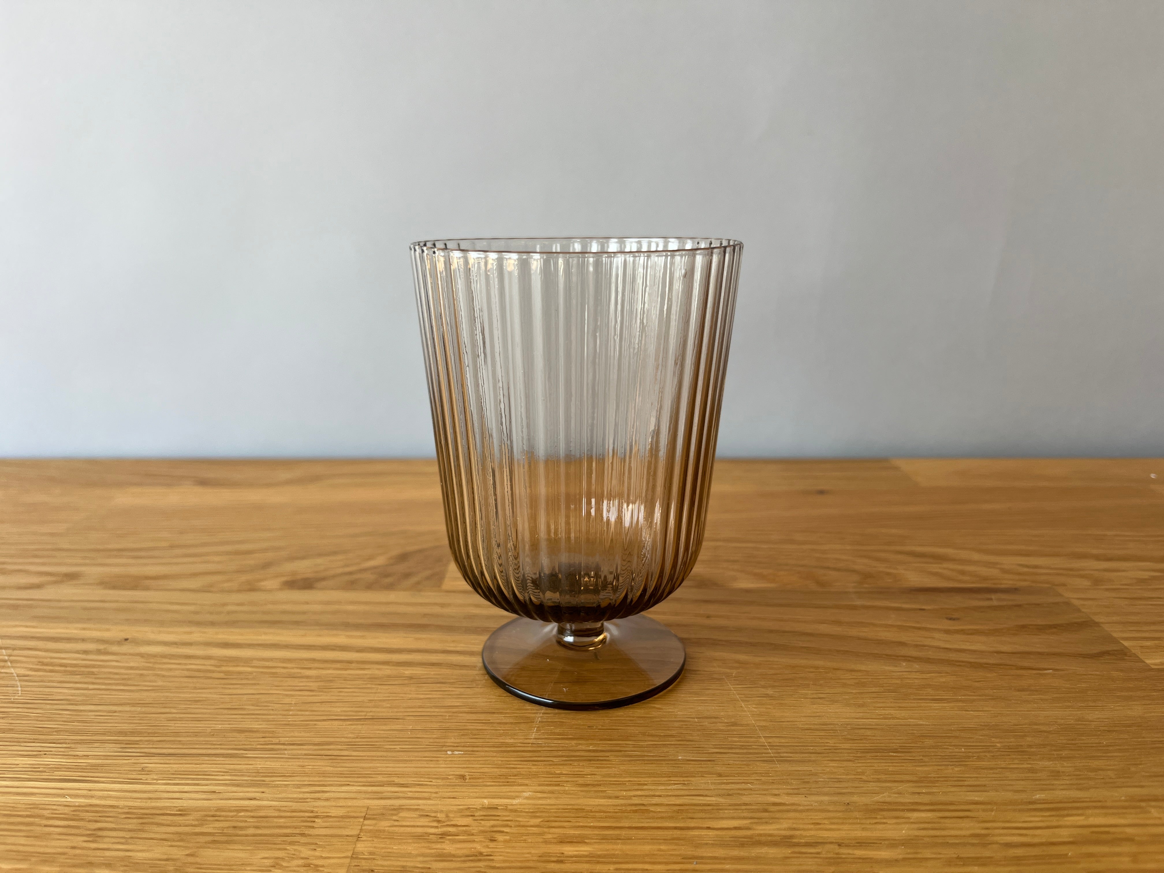 Fluted Drinking Glass