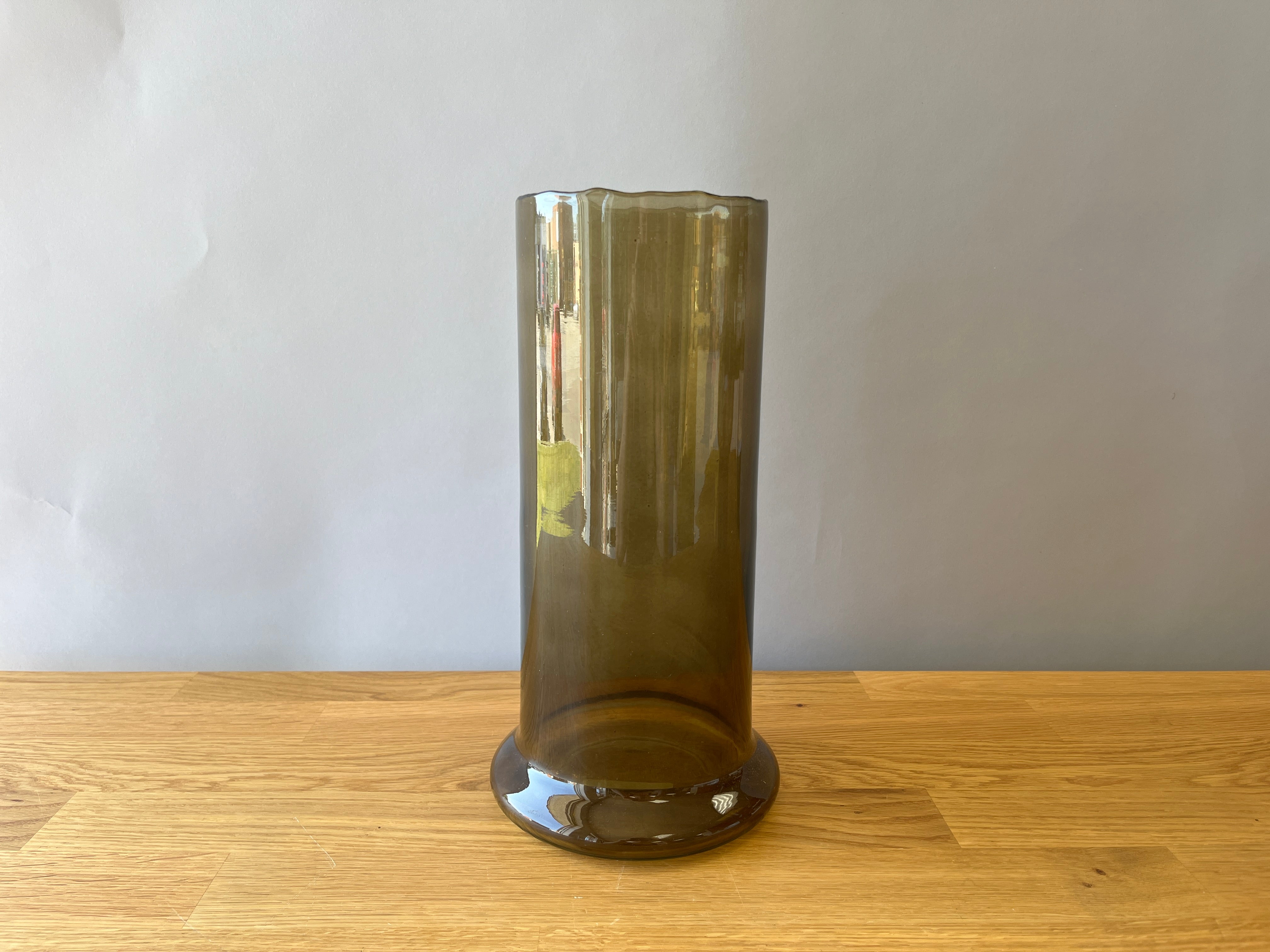 Green Glass Vase