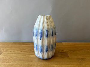 White and Blue Vase