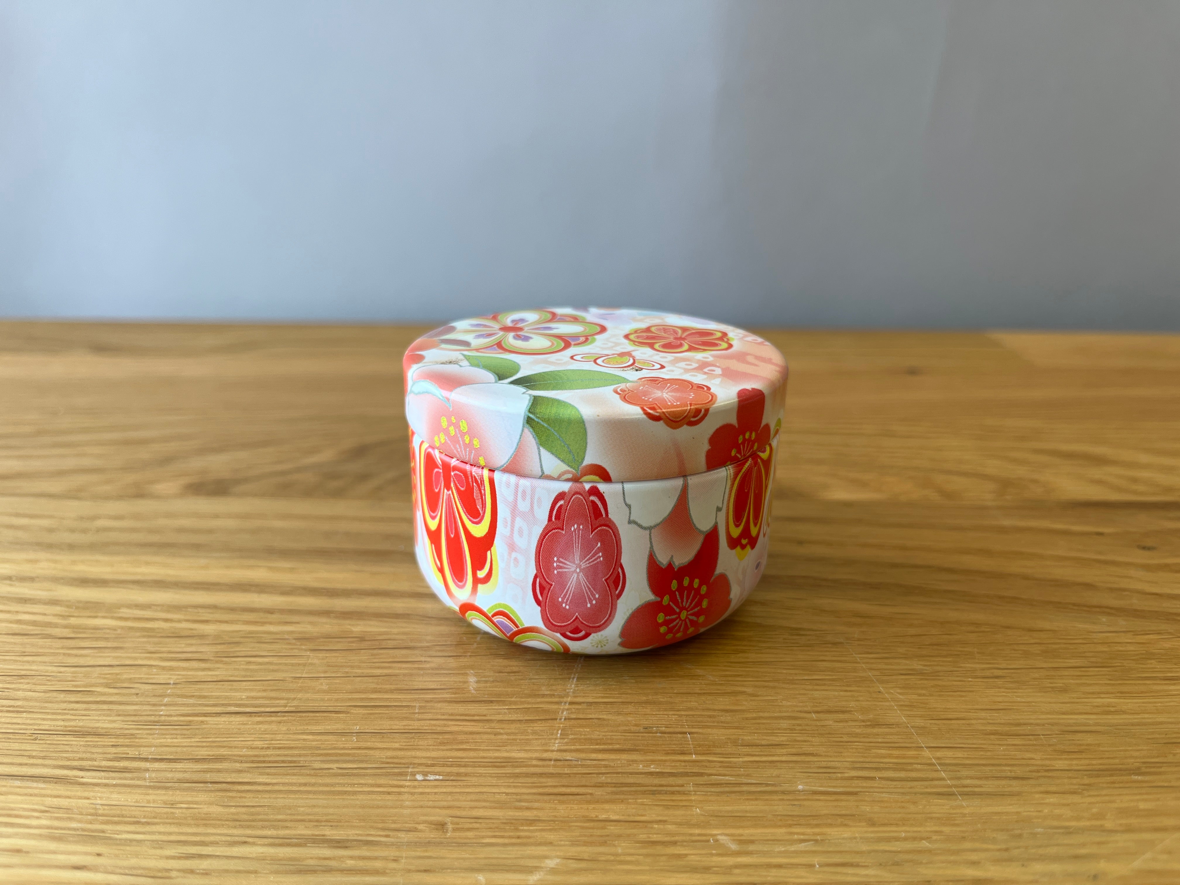 Floral Metal Jar