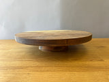 wooden cake stand