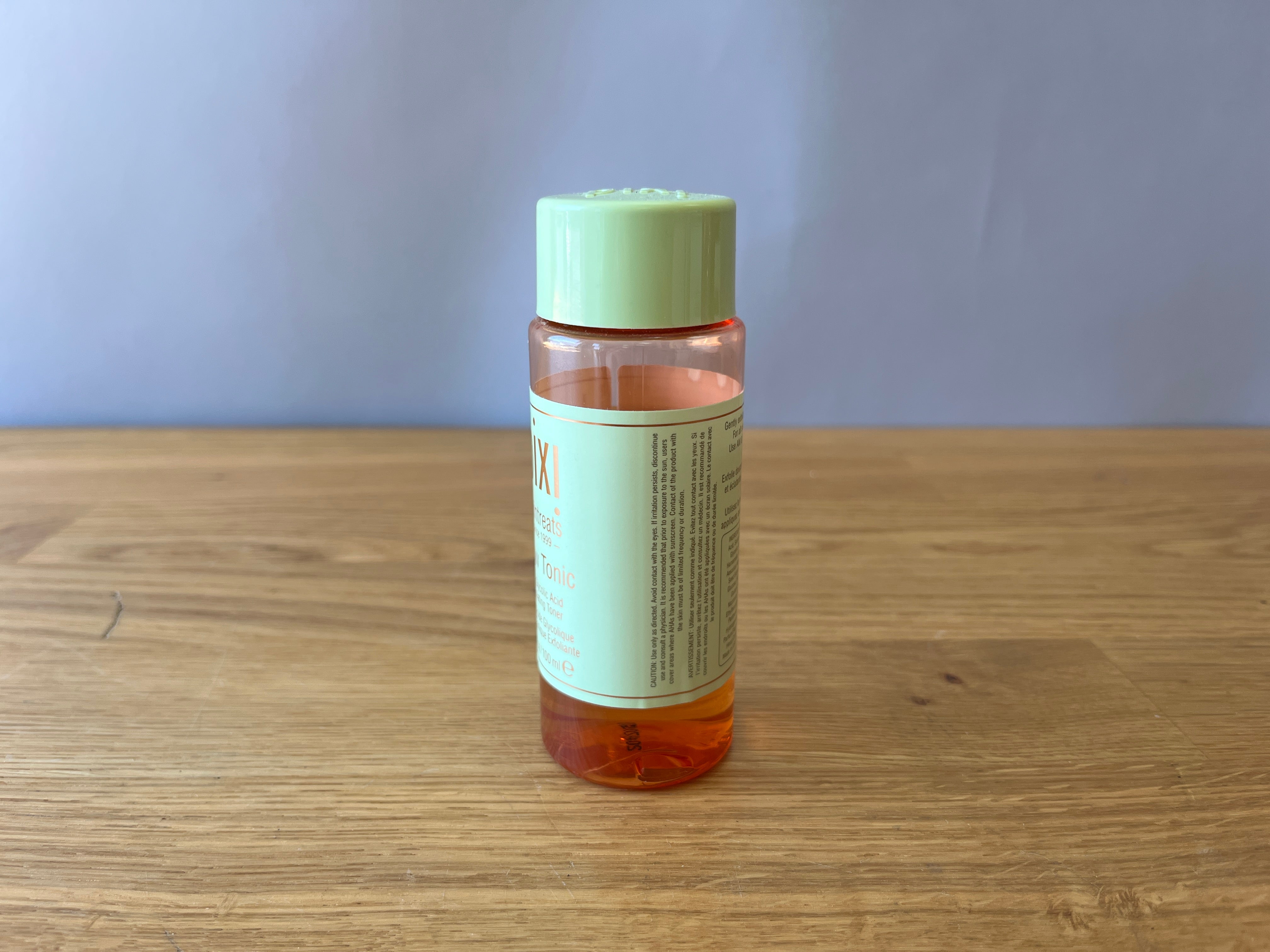 bottle of face toner