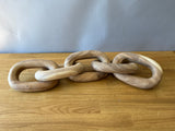wooden chain link
