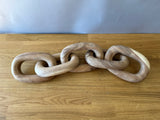 wooden chain link