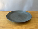 grey dinner plate