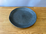 grey dinner plate