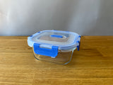 Glass food container
