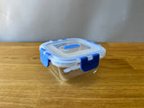 Glass food container