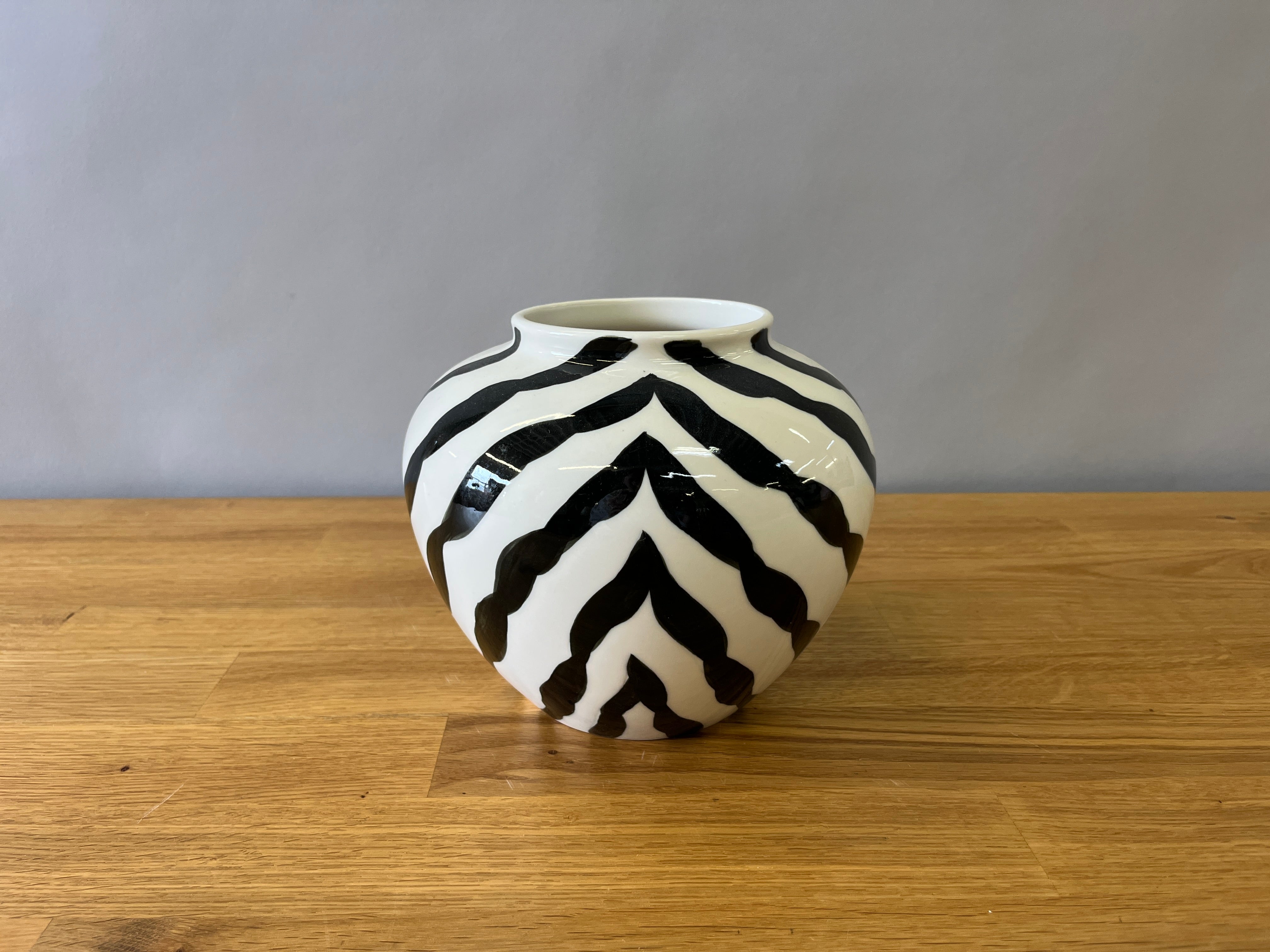 Zebra Print Vase
