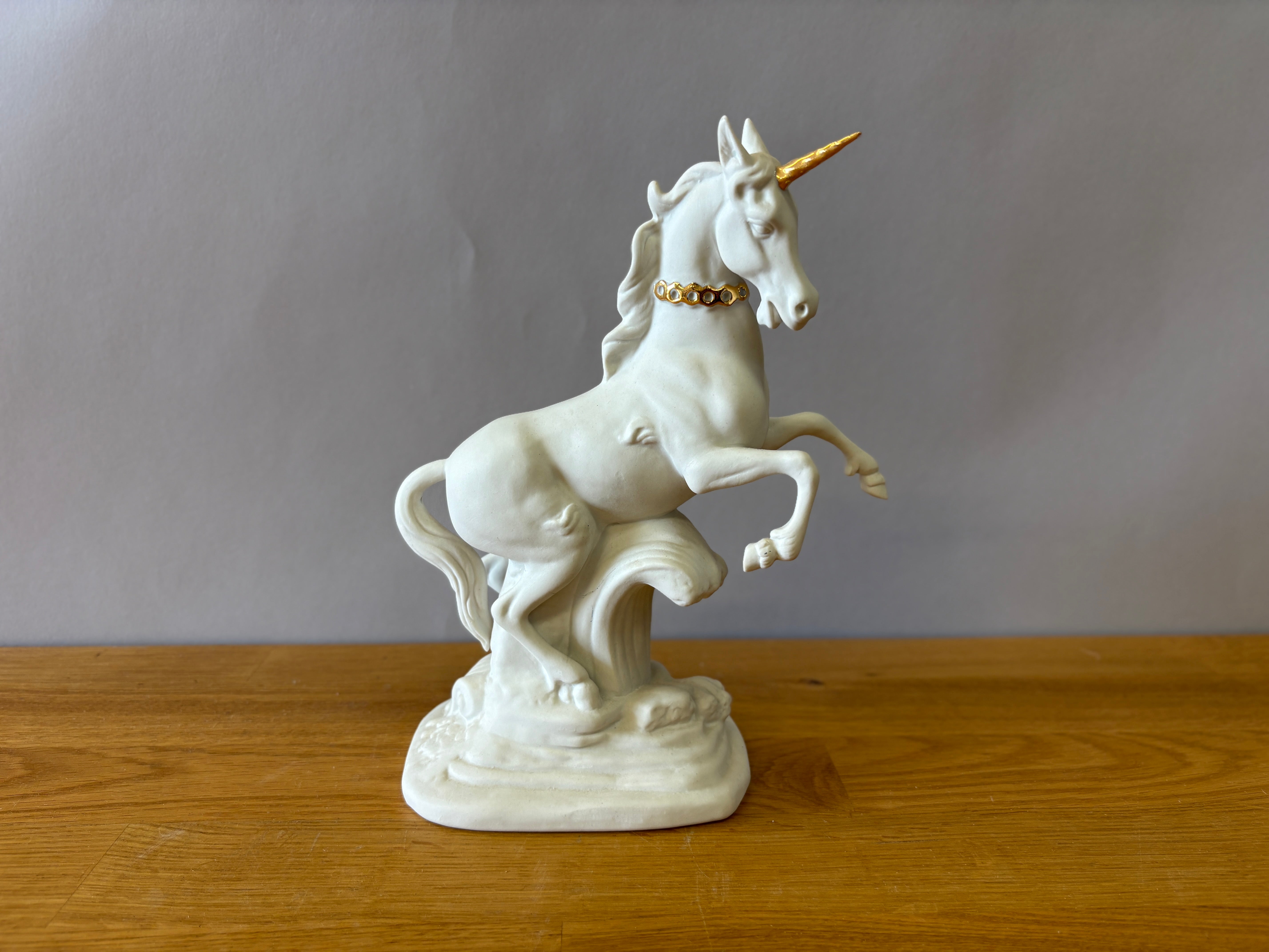 White Unicorn Statue