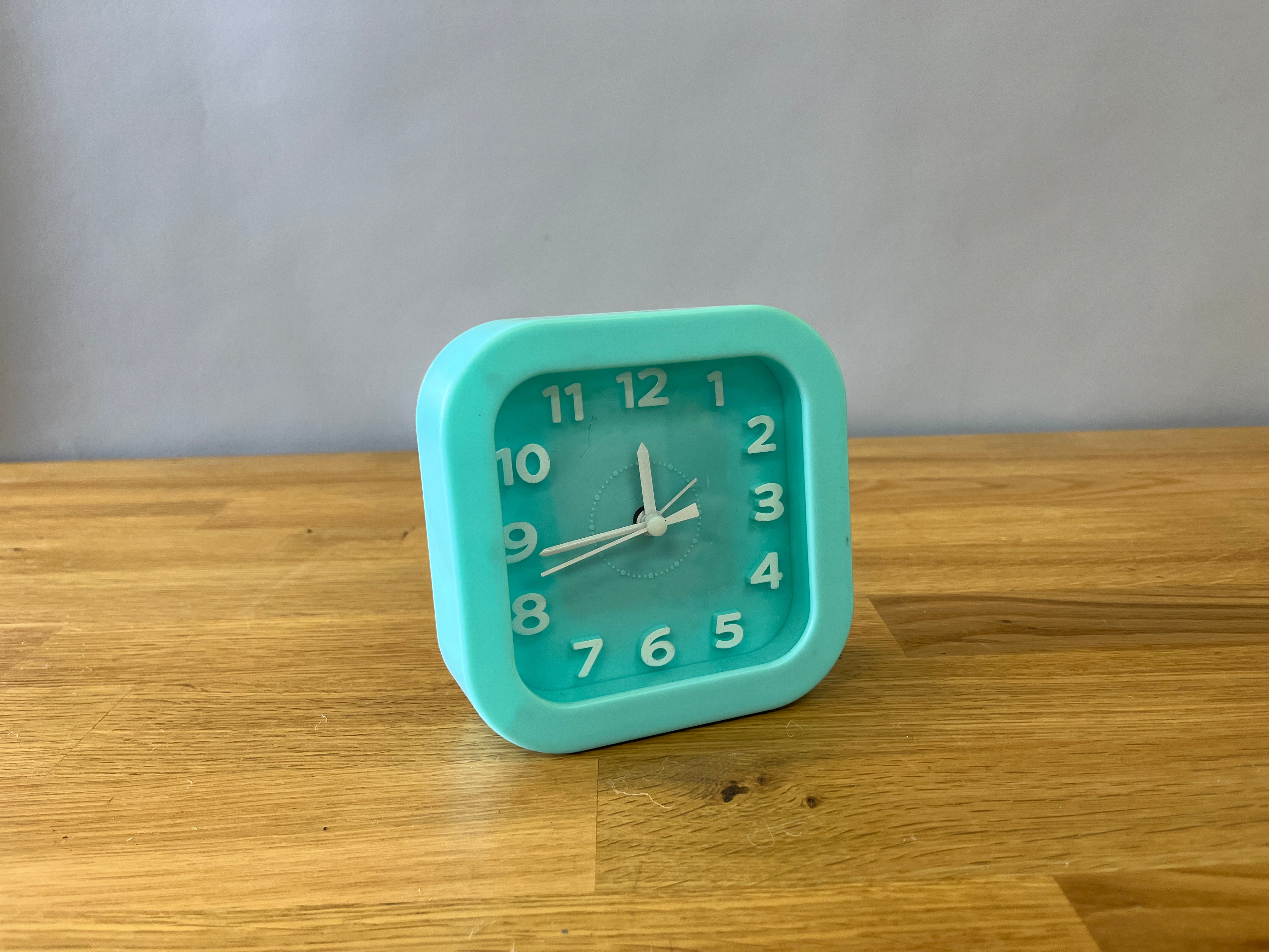 Blue Alarm Clock