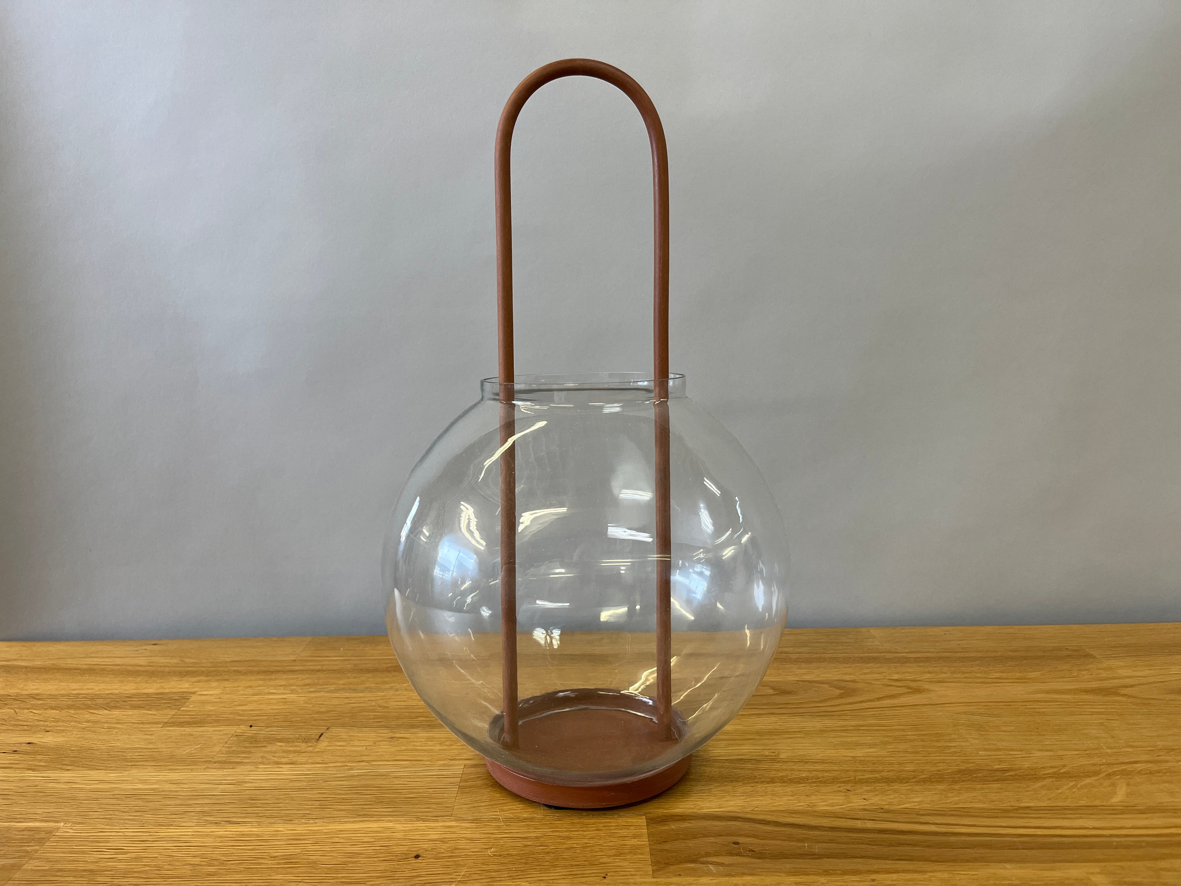 Glass Candle Holder