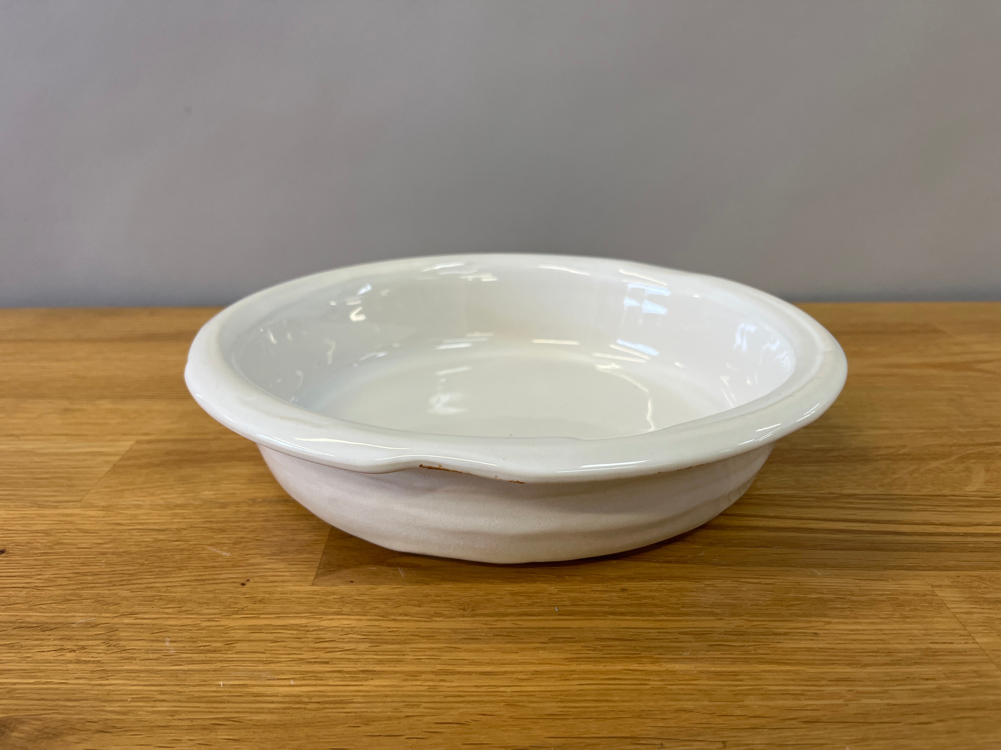White Pie Dish