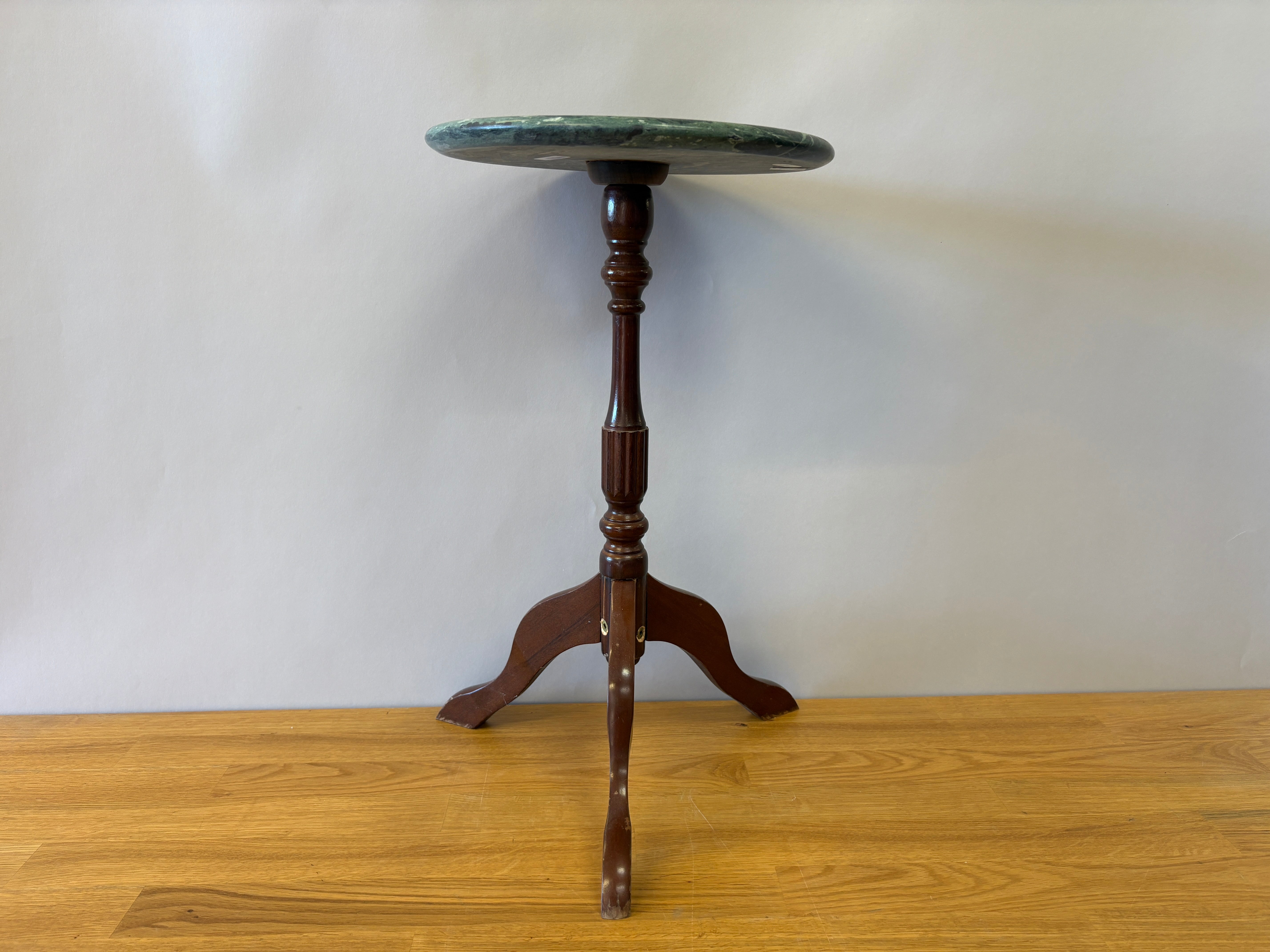 Vintage Green Marble Table