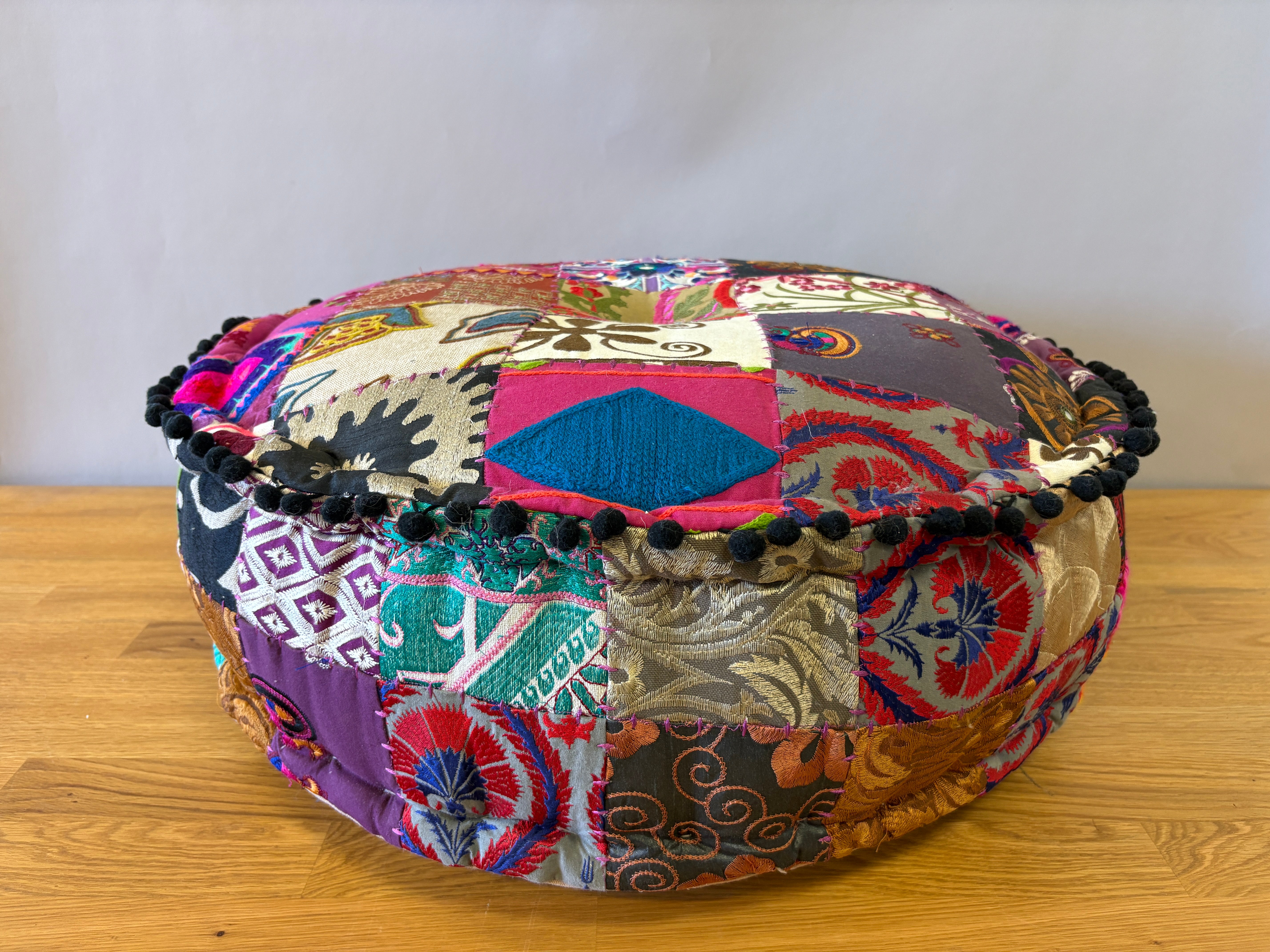 Patchwork Floor Pouf