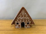 Ceramic Ginger Bread House Decor
