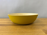 Yellow and Wood Fruit Bowl