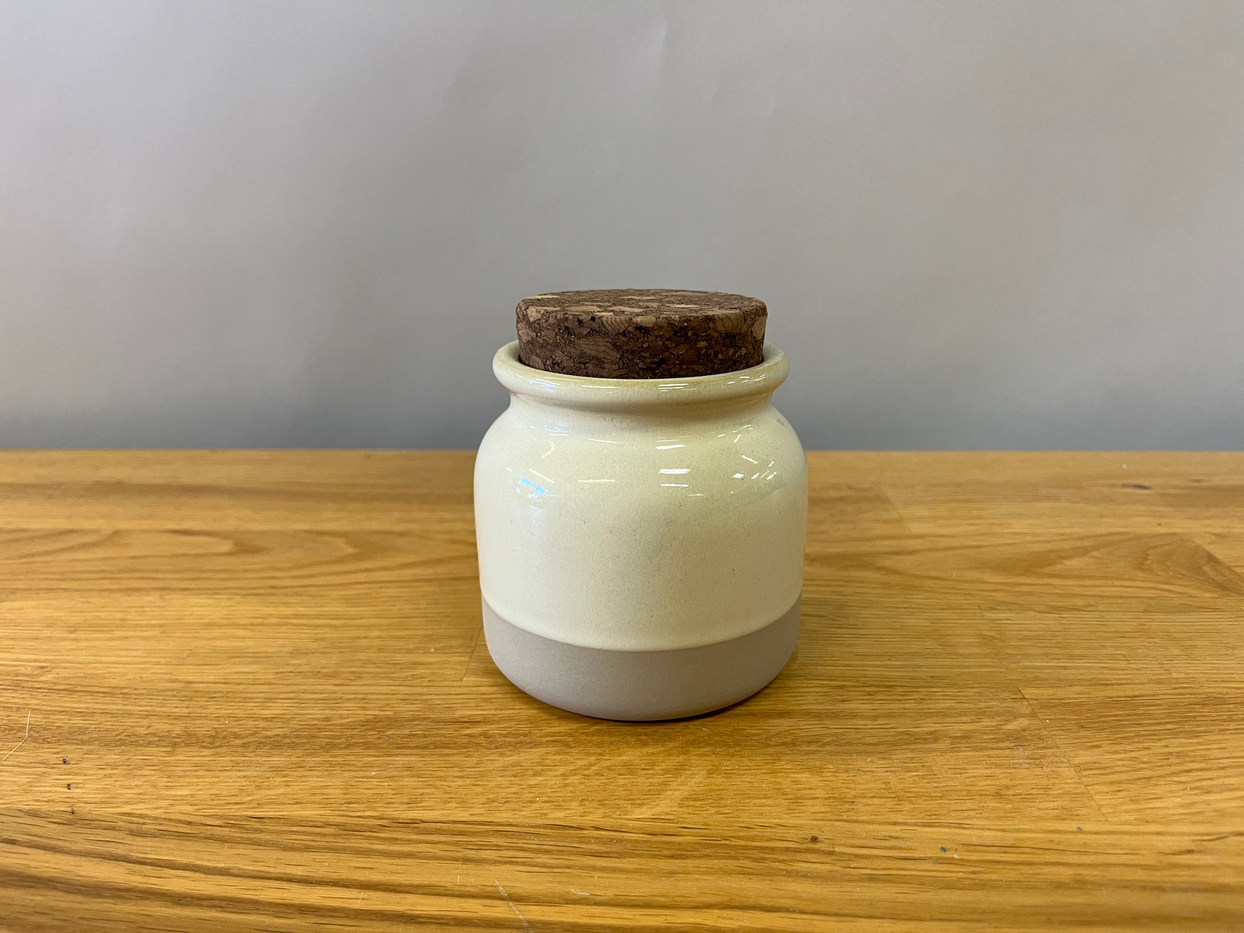 Jar with Cork Lid