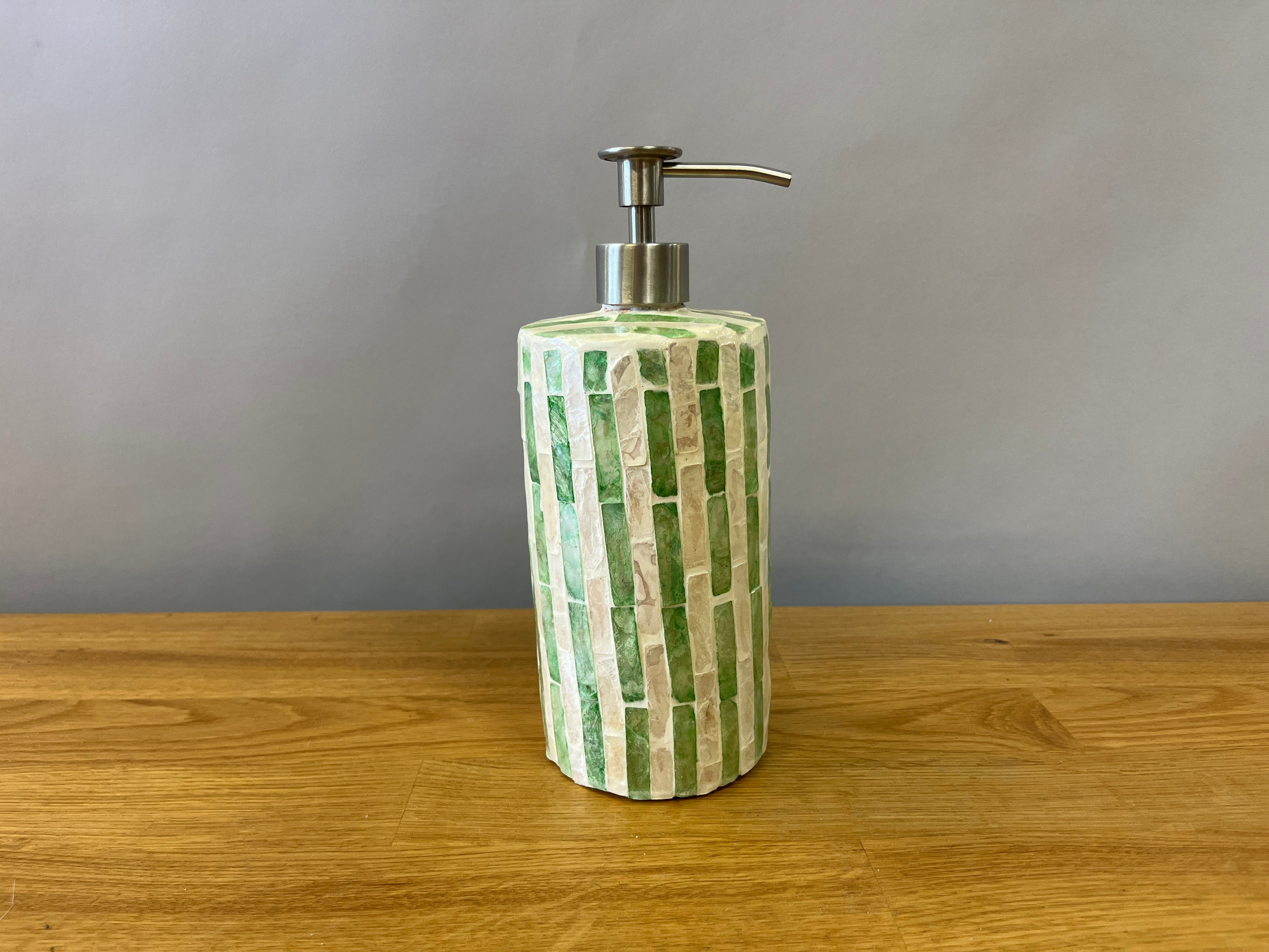 Green Soap Dispenser