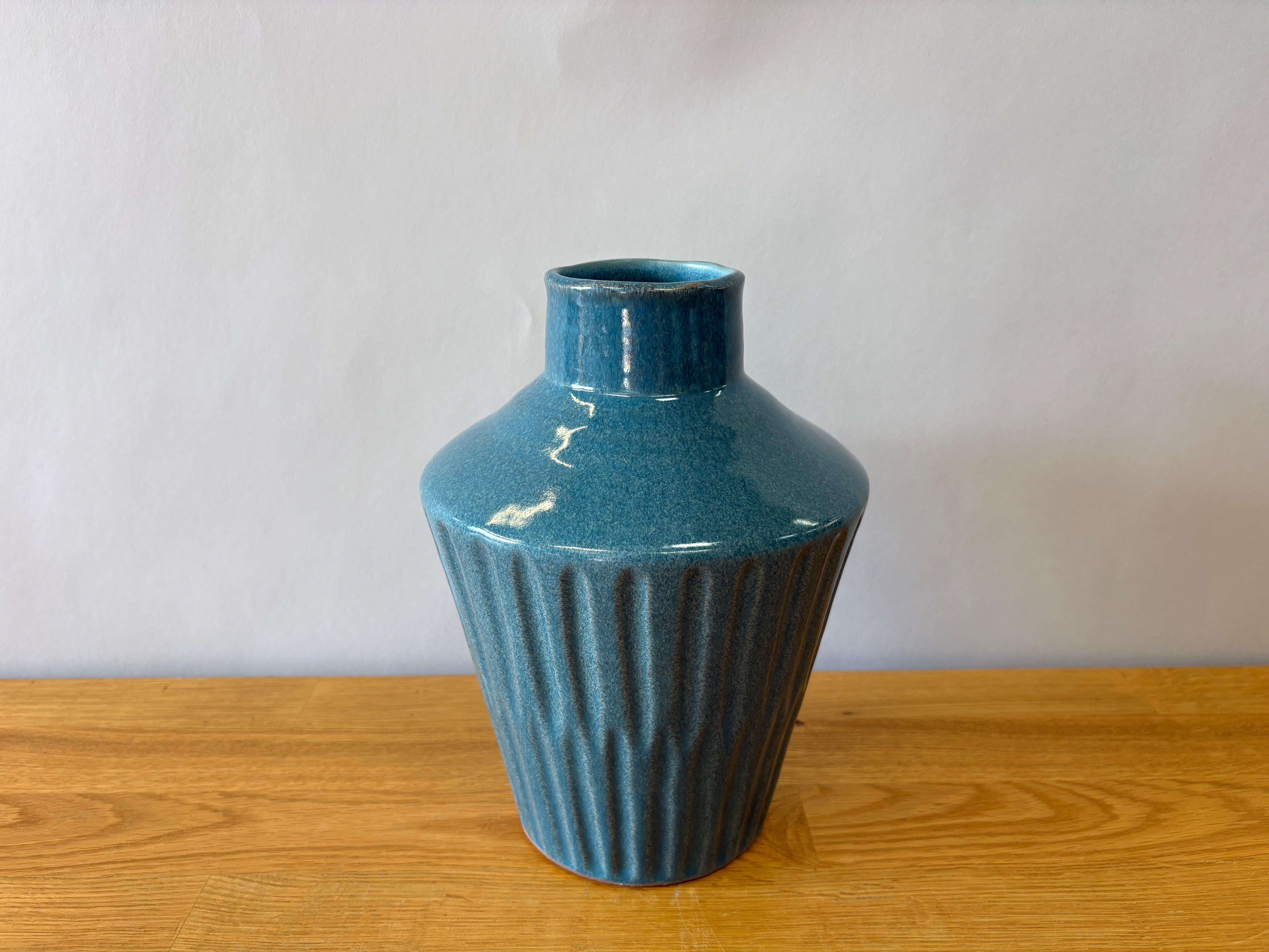 Teal Vase