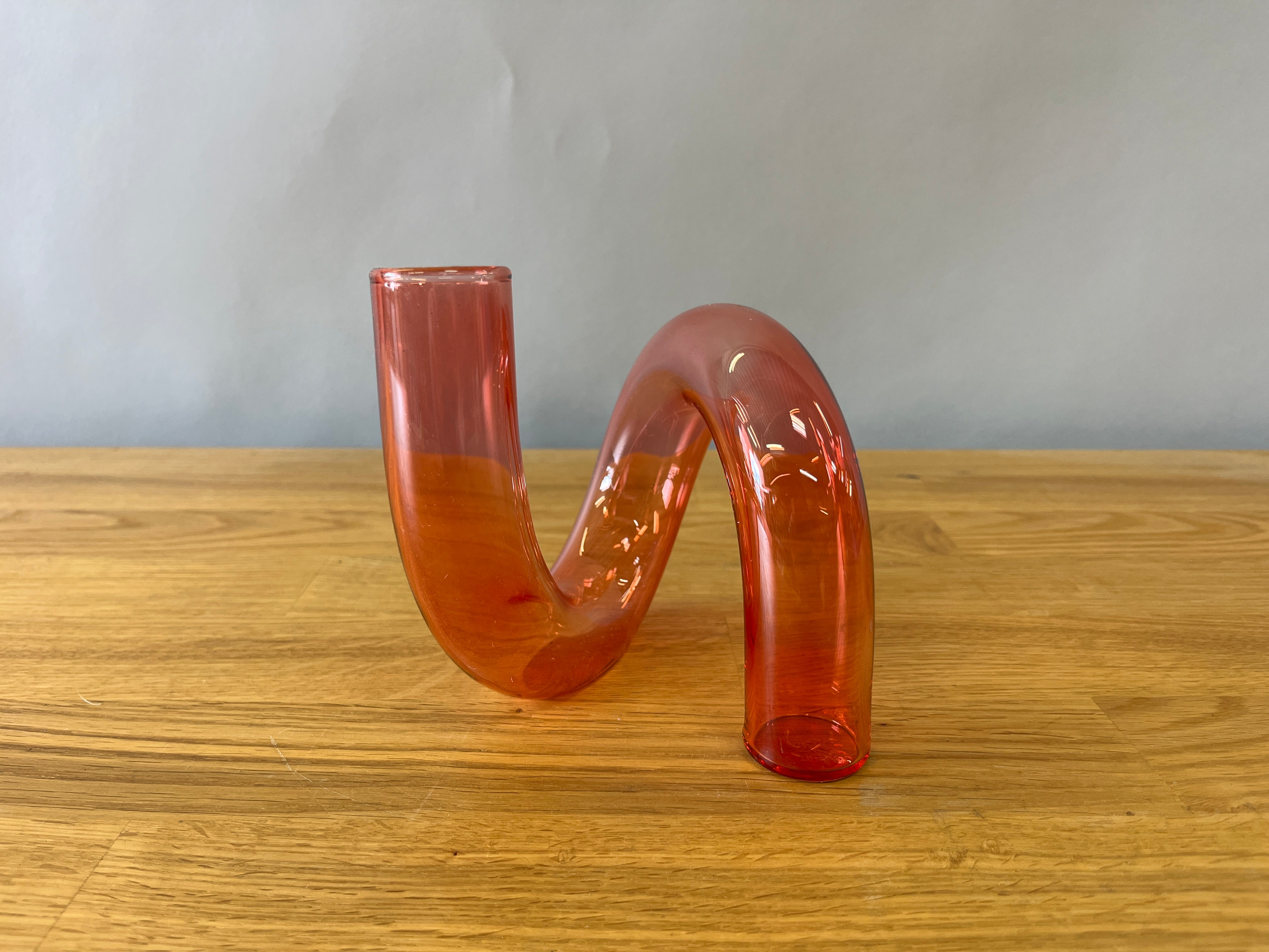 Pink Abstract Tube Piece