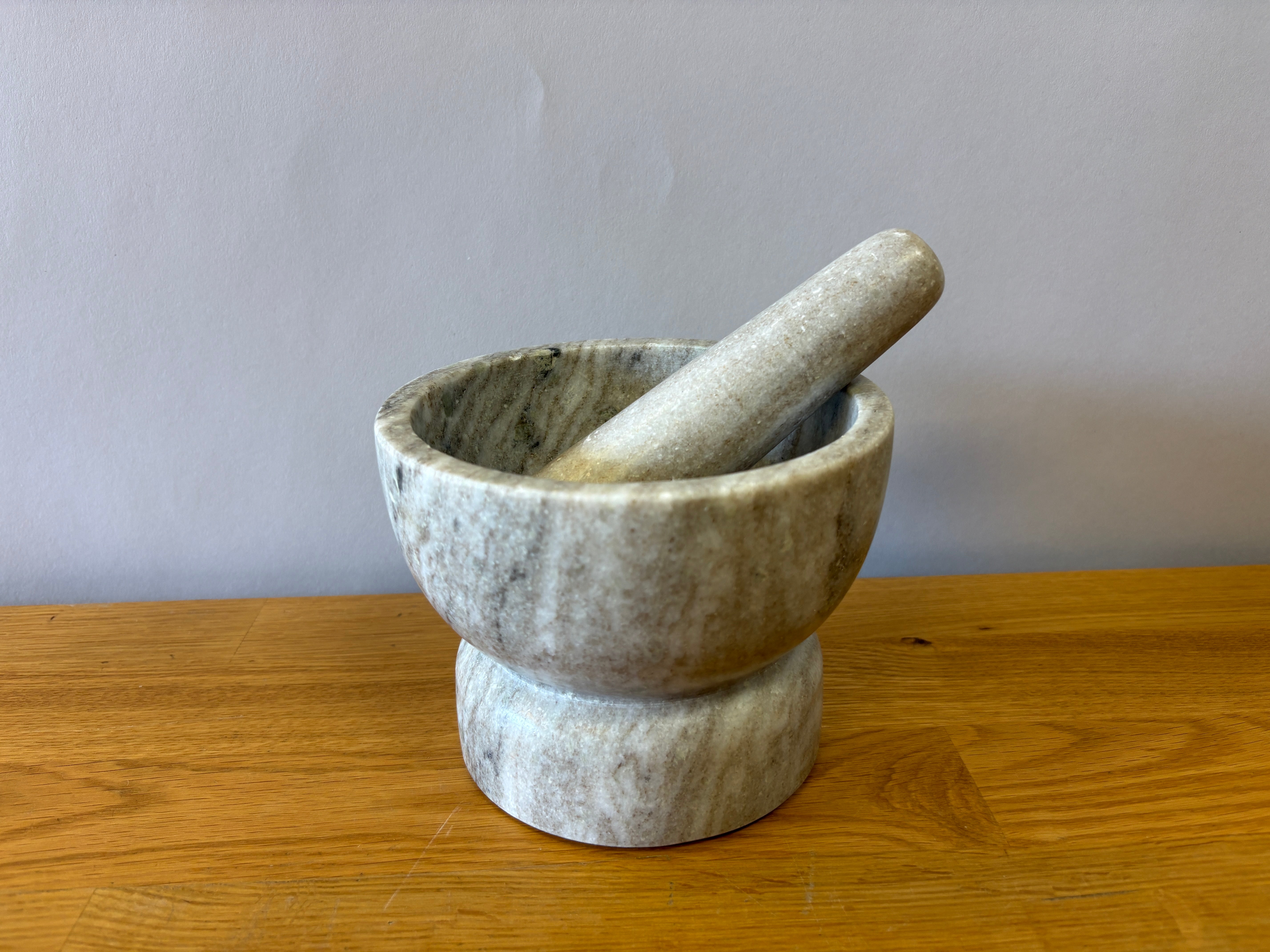 Tuscan Marble Pestle and Mortar