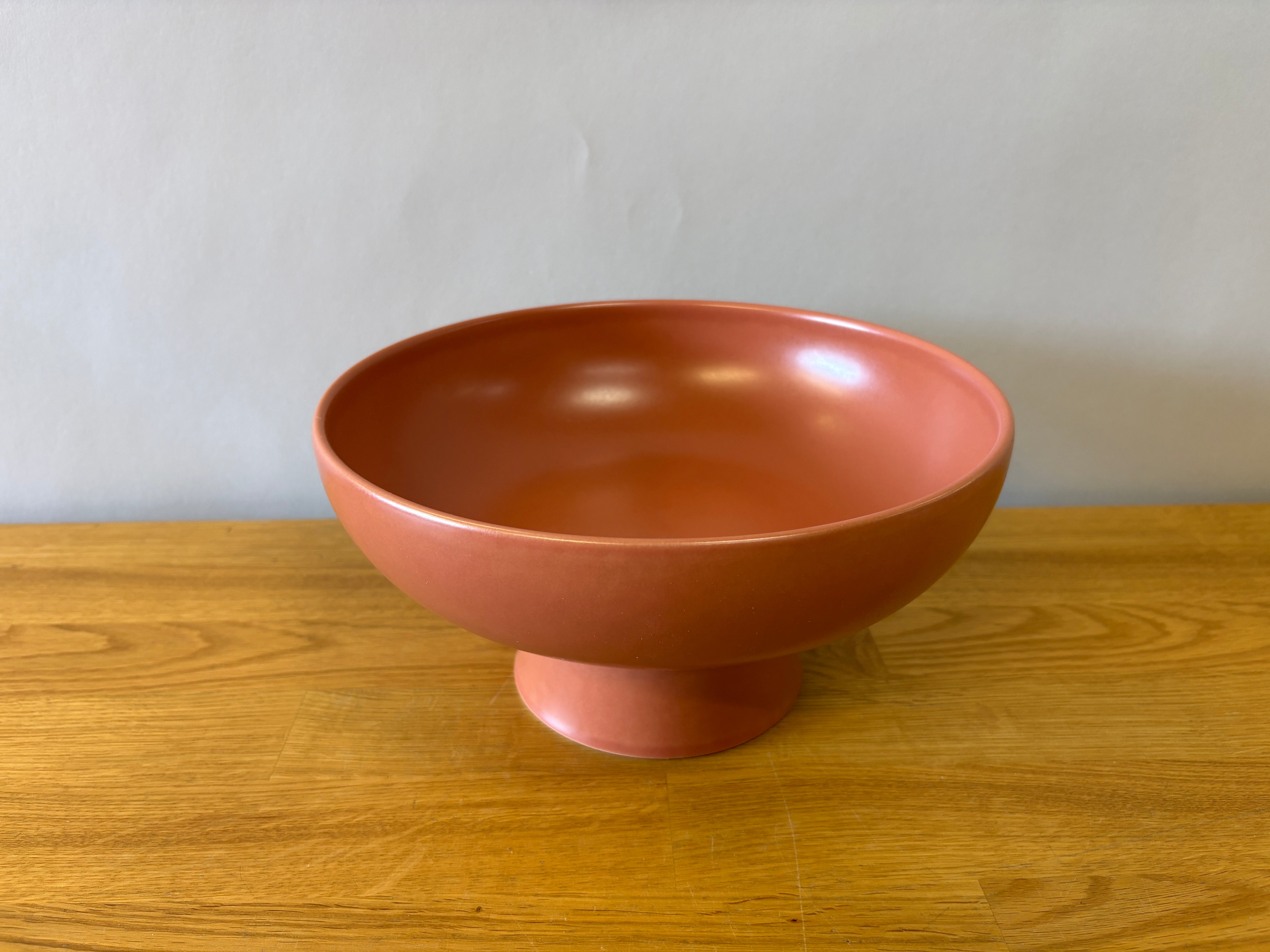 Terracotta Coloured Fruit Bowl