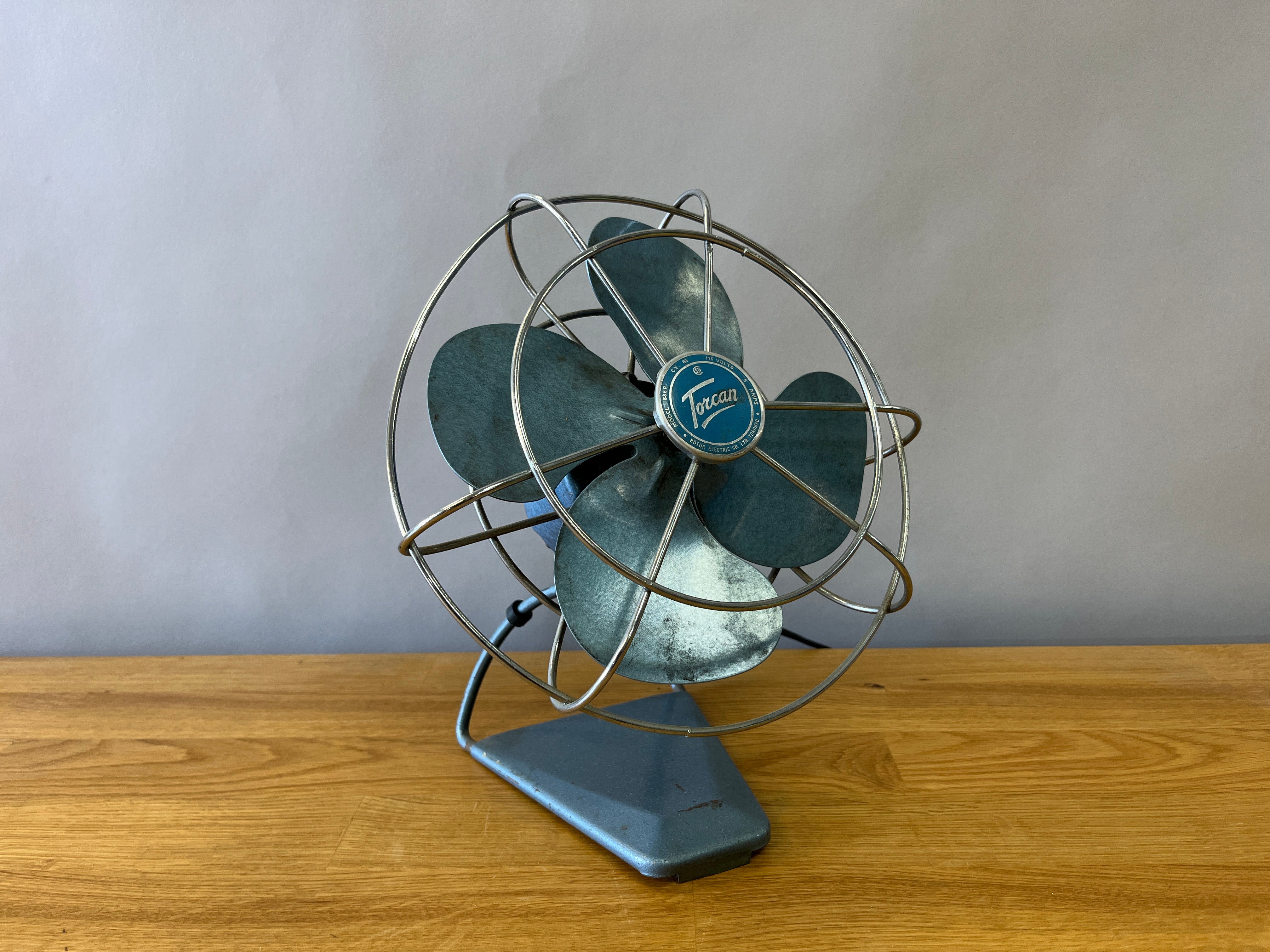 Blue Metal Fan