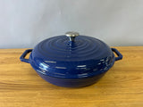 Dark Blue Cast Iron Dish