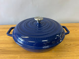 Dark Blue Cast Iron Dish