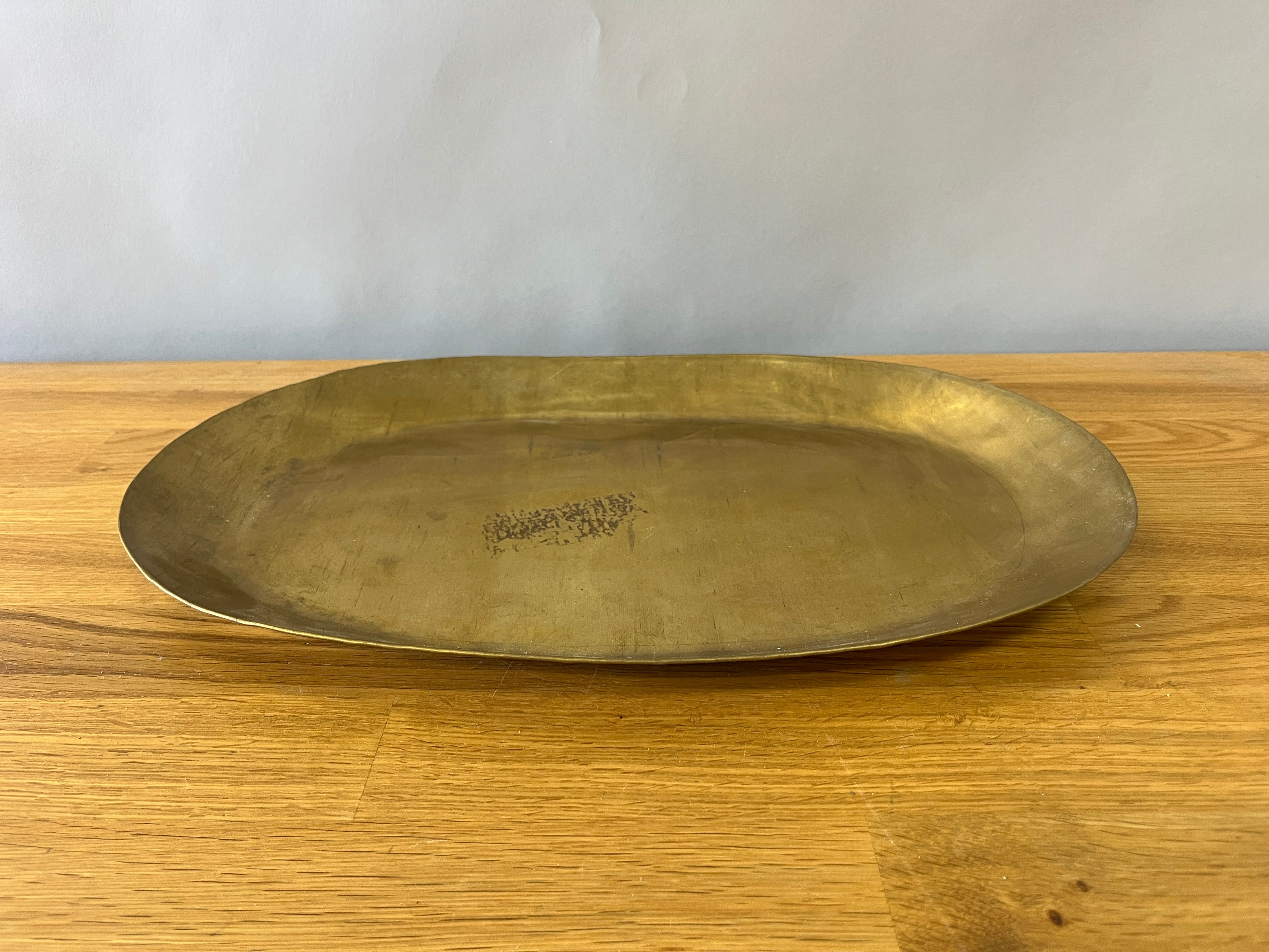 Brass Oval Try