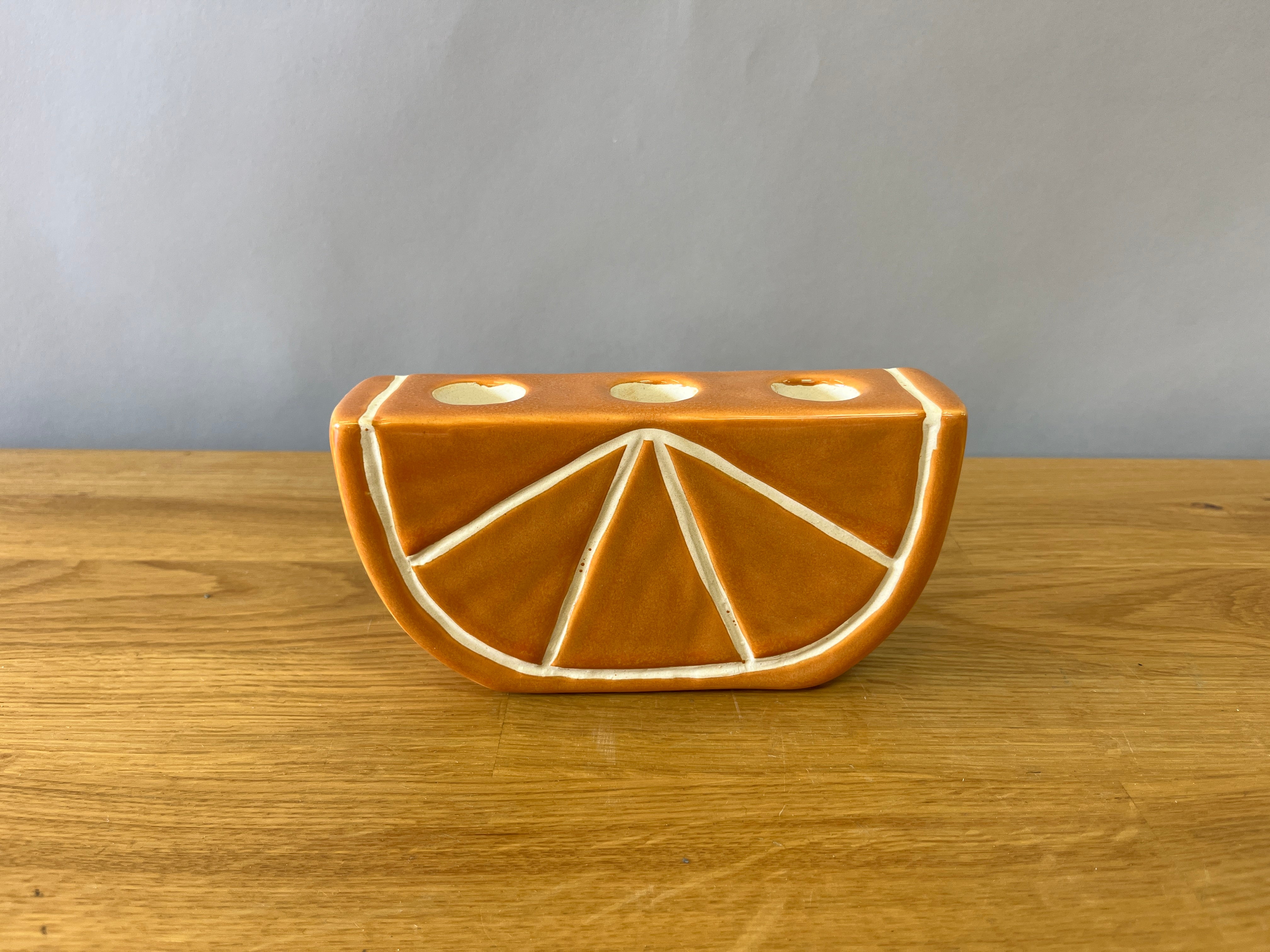 Orange Candle Holder