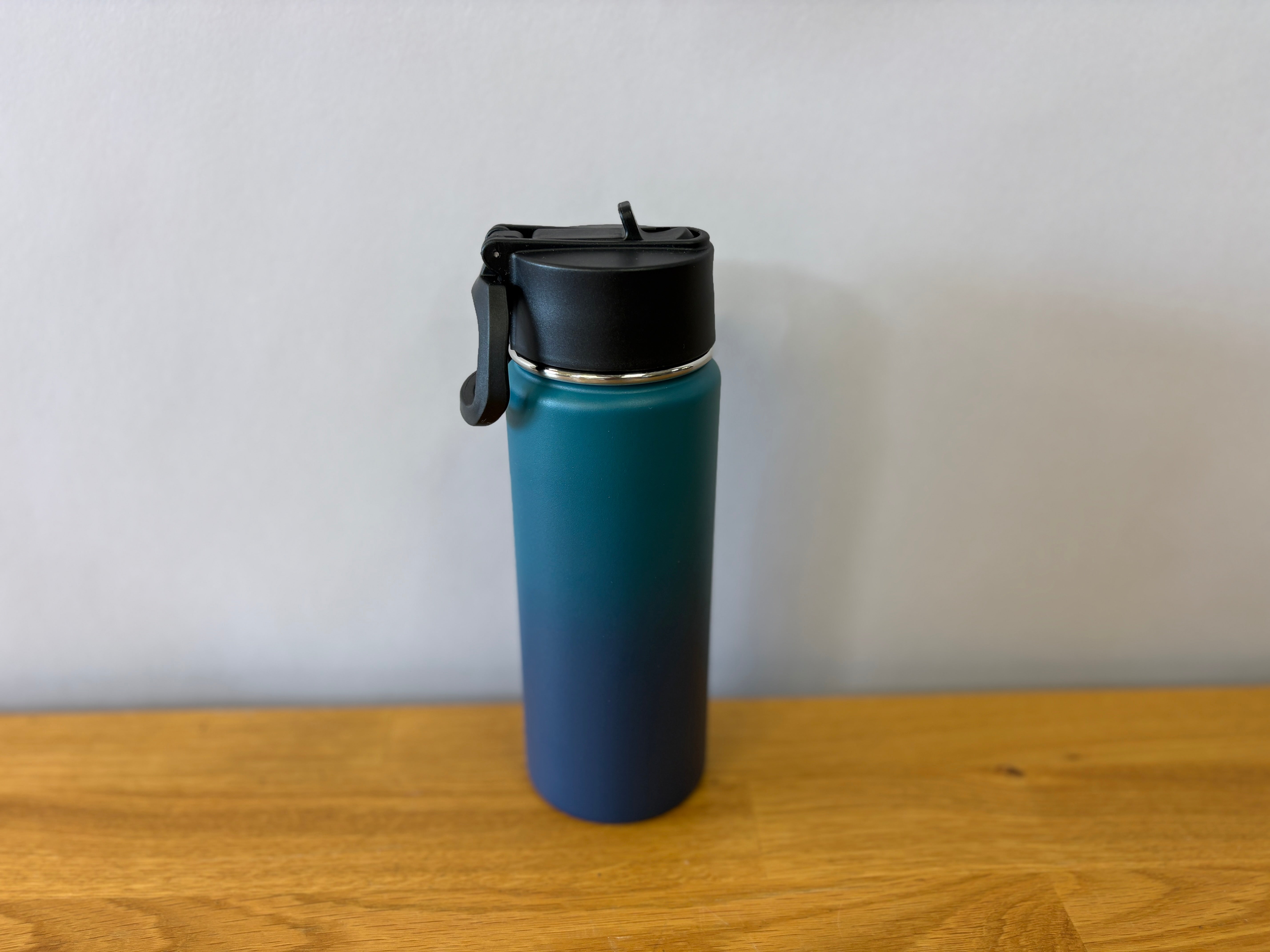 Teal and Dark Blue Travel Mug