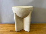 Abstract Concrete Side Table