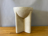 Abstract Concrete Side Table