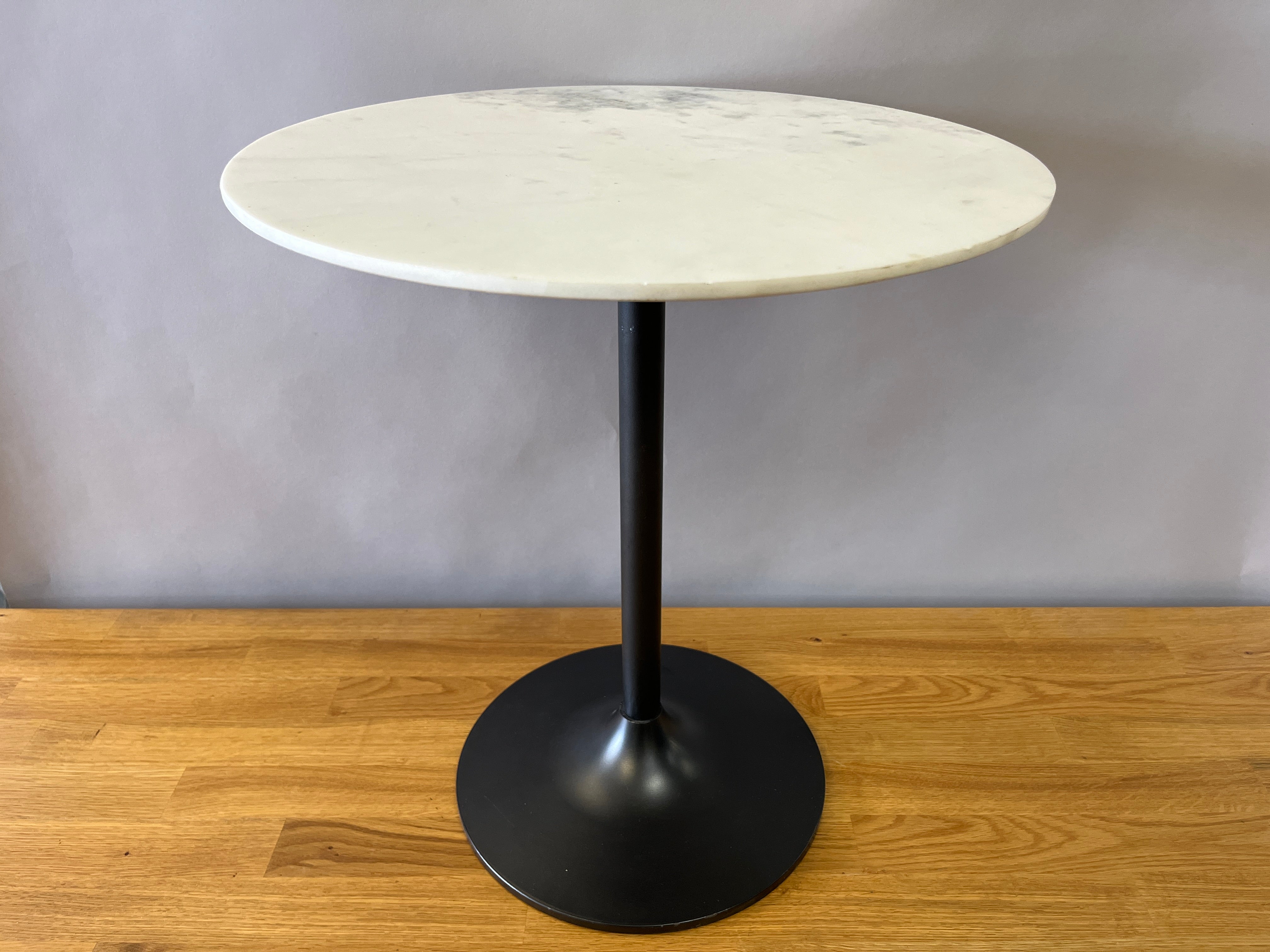 White Marble Side Table
