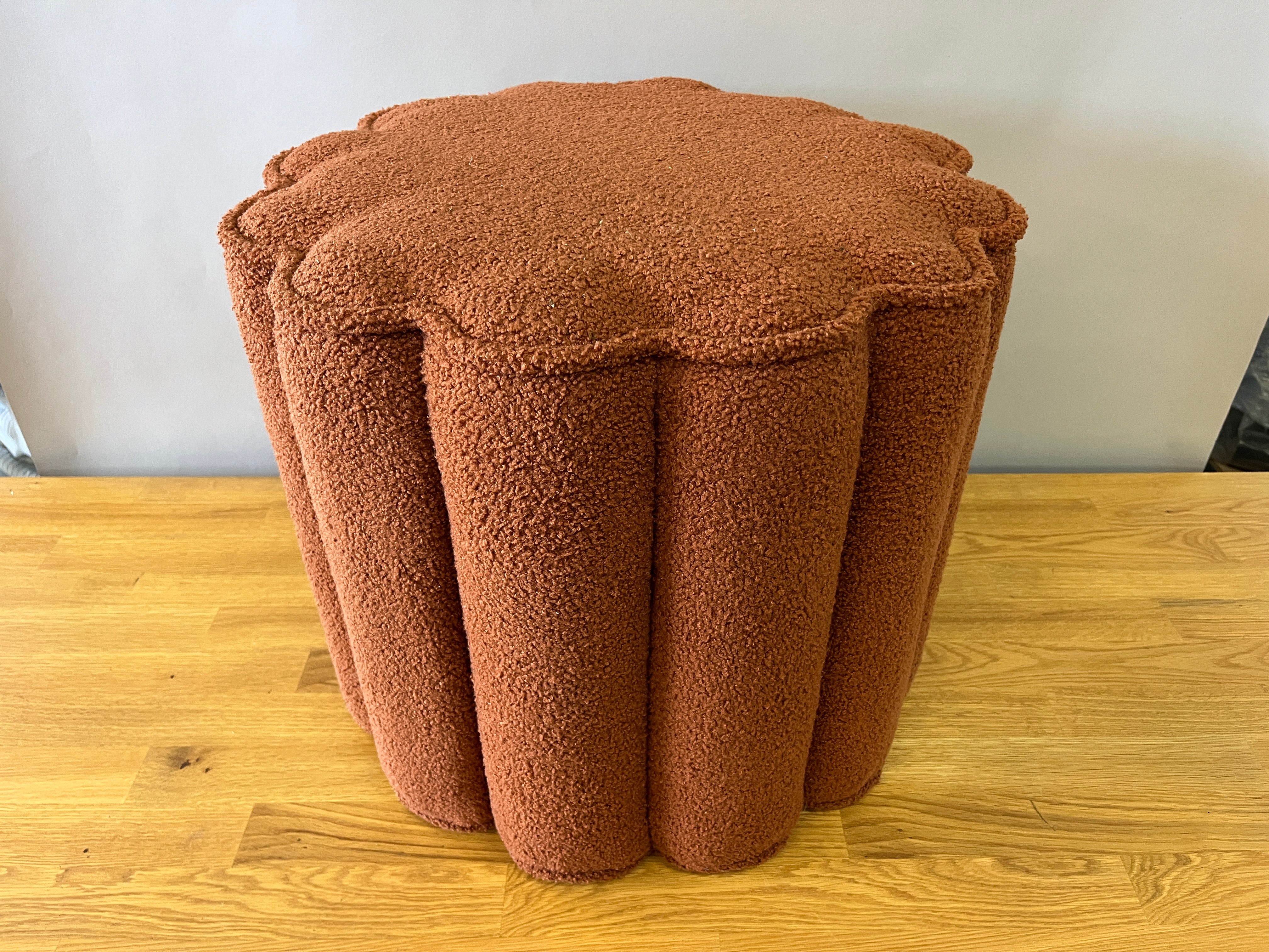 Orange Ottoman